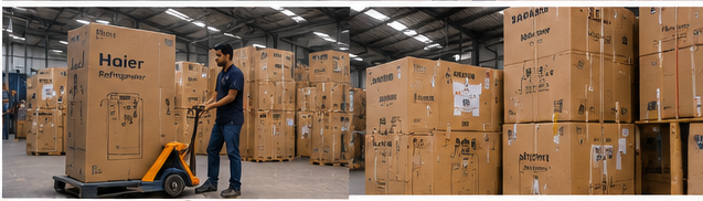 Electronics freight in transit